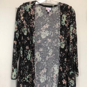 Lularoe Sarah Cardigan Size S Floral Print